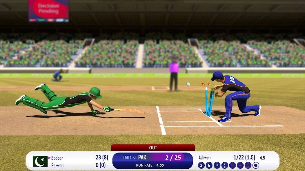 Скачать взломанную RVG Real World Cricket Game 3D [Бесплатные покупки] MOD apk на Андроид
