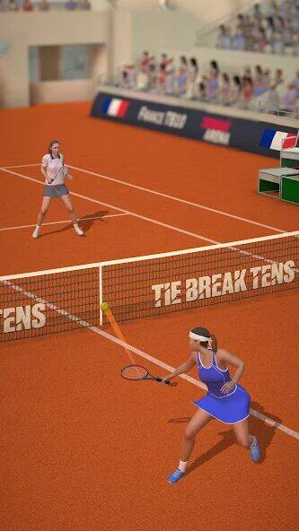 Скачать взломанную Tennis Arena [Много монет] MOD apk на Андроид