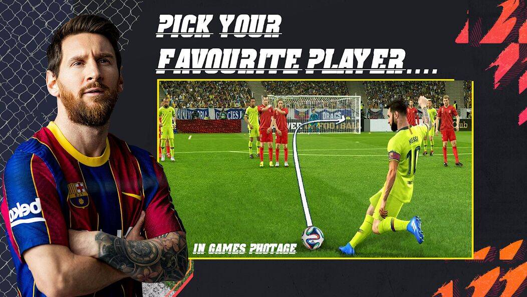 Скачать взломанную Football Champion Soccer Kick [Много денег] MOD apk на Андроид
