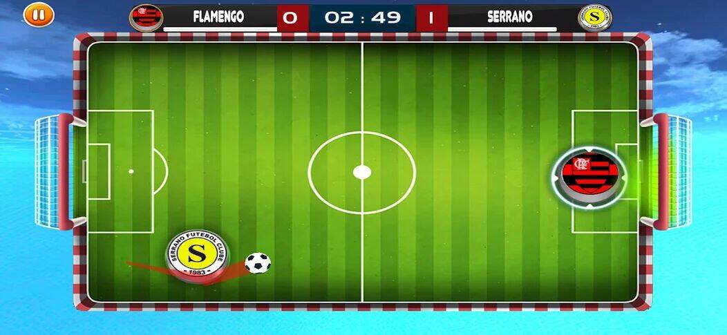 Скачать взломанную Futebol de Botão [Мод меню] MOD apk на Андроид