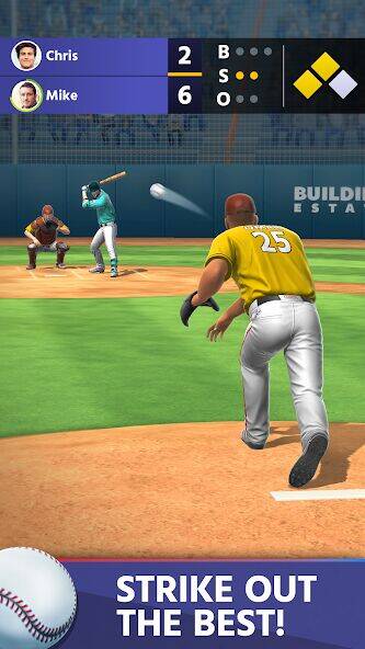 Скачать взломанную Baseball: Home Run Sports Game [Бесплатные покупки] MOD apk на Андроид