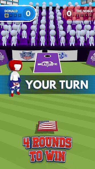 Скачать взломанную Cornhole League [Бесплатные покупки] MOD apk на Андроид