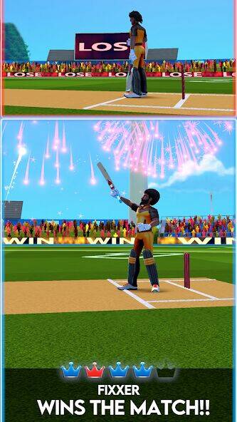Скачать взломанную Stick Cricket Clash [Много денег] MOD apk на Андроид