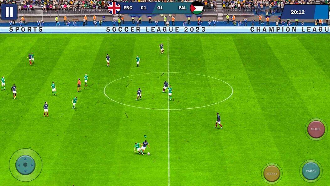 Скачать взломанную Soccer Games Football 2023 [Много монет] MOD apk на Андроид