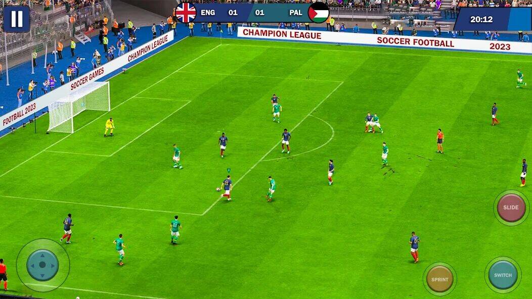 Скачать взломанную Soccer Games Football 2023 [Много монет] MOD apk на Андроид