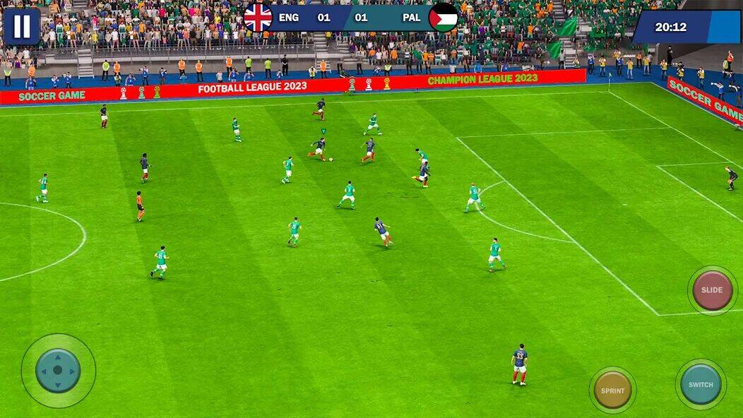Скачать взломанную Soccer Games Football 2023 [Много монет] MOD apk на Андроид
