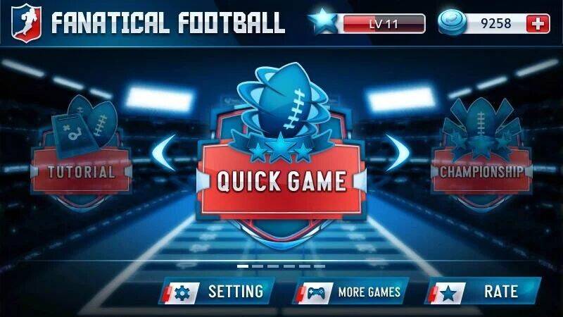 Скачать взломанную Fanatical Football [Много монет] MOD apk на Андроид