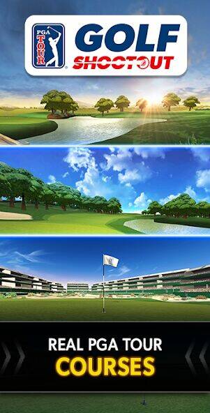 Скачать взломанную PGA TOUR Golf Shootout [Мод меню] MOD apk на Андроид