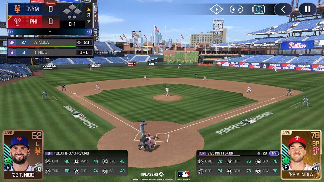 Скачать взломанную MLB Perfect Inning 23 [Много денег] MOD apk на Андроид