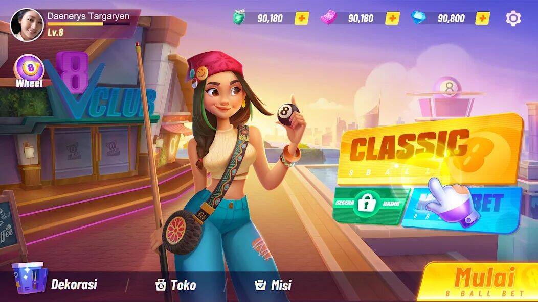 Скачать взломанную Higgs 8 Ball [Мод меню] MOD apk на Андроид