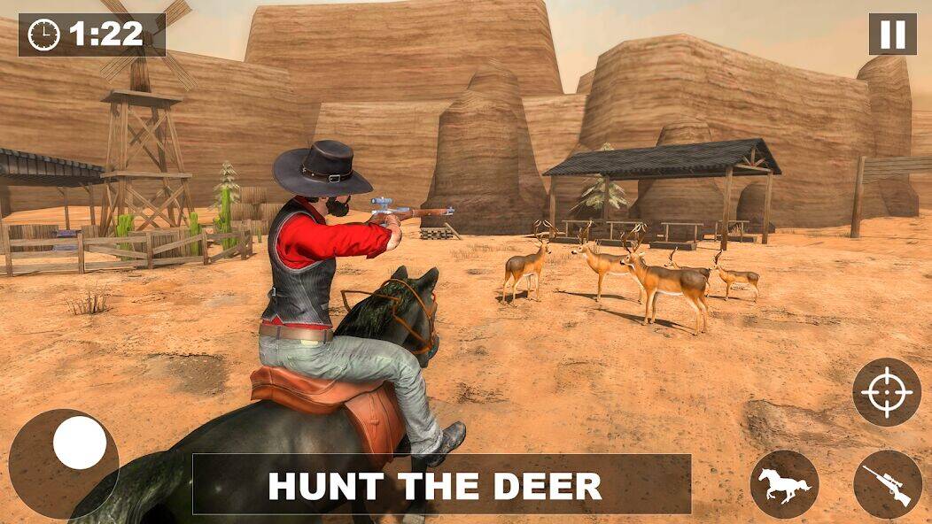 Скачать взломанную West Cowboy - Gunfighter Game [Мод меню] MOD apk на Андроид