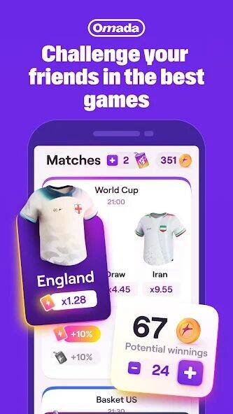 Скачать взломанную Omada - Make Sport Social [Много денег] MOD apk на Андроид