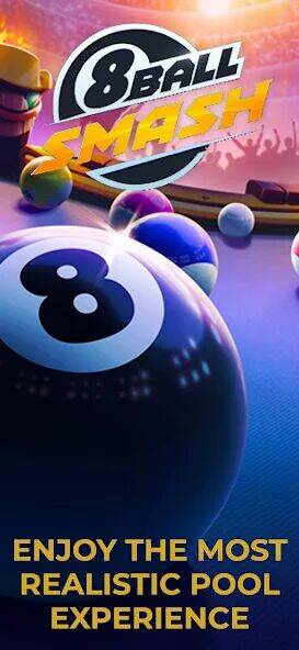 Скачать взломанную 8 Ball Smash: Real 3D Pool [Много денег] MOD apk на Андроид