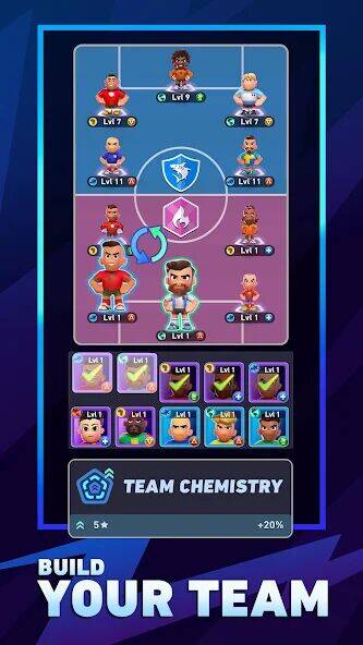 Скачать взломанную AFK Football：Soccer Game [Много монет] MOD apk на Андроид