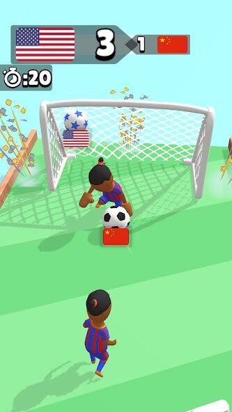 Скачать взломанную Soccer Dash [Бесплатные покупки] MOD apk на Андроид