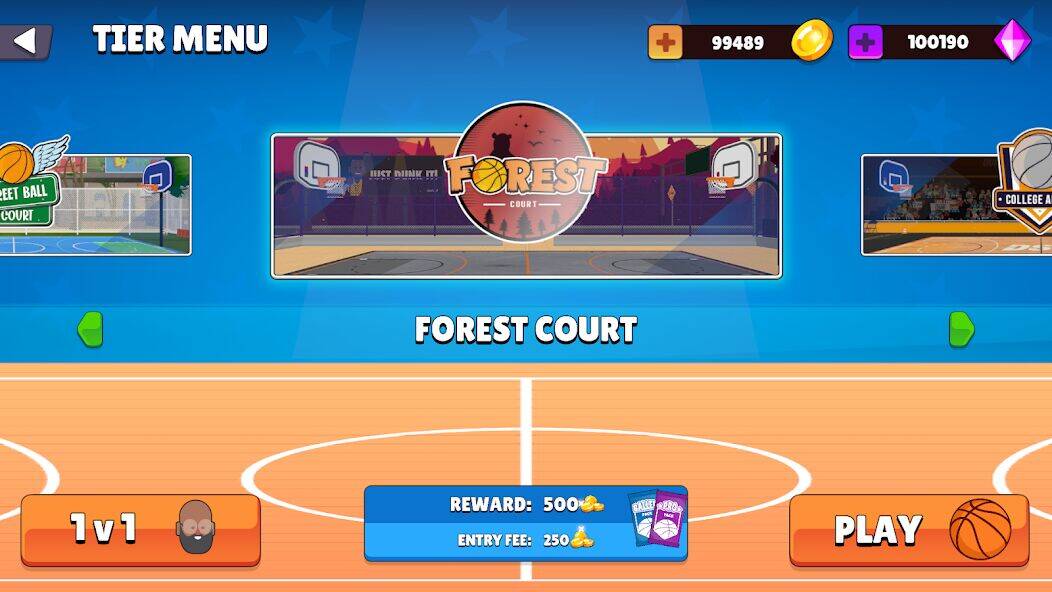 Скачать взломанную Dunkers 2 [Много монет] MOD apk на Андроид