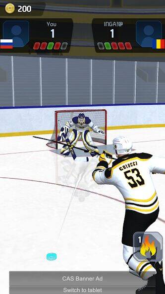 Скачать взломанную Hockey Game Stars 3D [Мод меню] MOD apk на Андроид