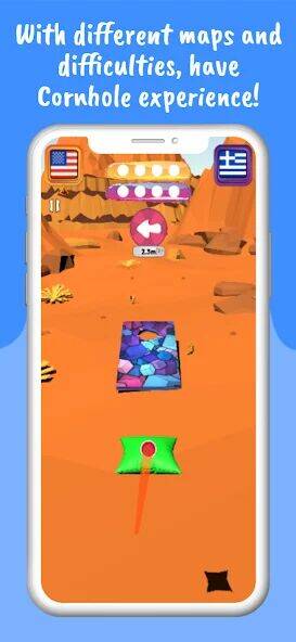 Скачать взломанную Cornhole 3D: Nations League [Много монет] MOD apk на Андроид
