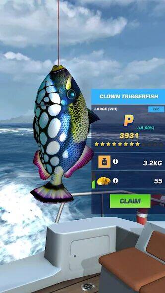 Скачать взломанную Fishing Rival 3D [Много денег] MOD apk на Андроид