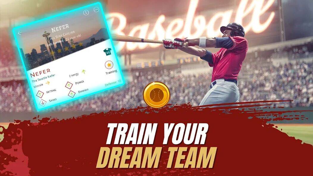 Скачать взломанную Astonishing Baseball Manager [Бесплатные покупки] MOD apk на Андроид