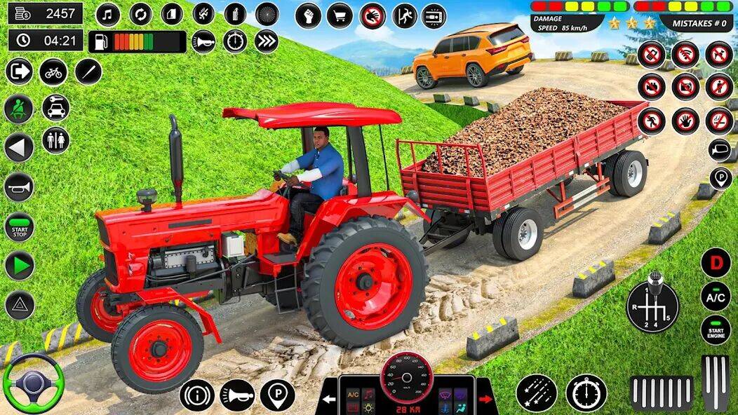 Скачать взломанную Real Tractor Driving Games [Много монет] MOD apk на Андроид