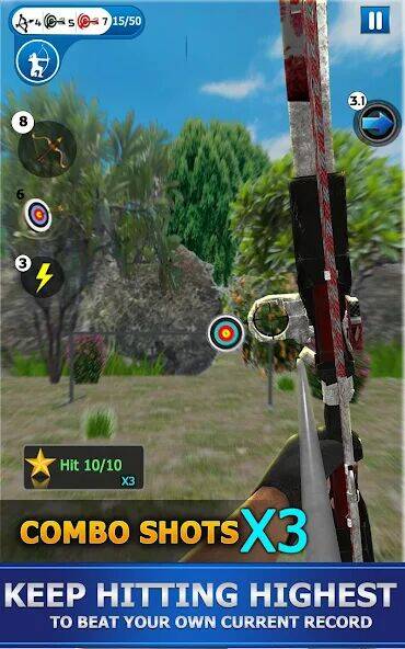 Скачать взломанную Стрельба из лука [Бесплатные покупки] MOD apk на Андроид