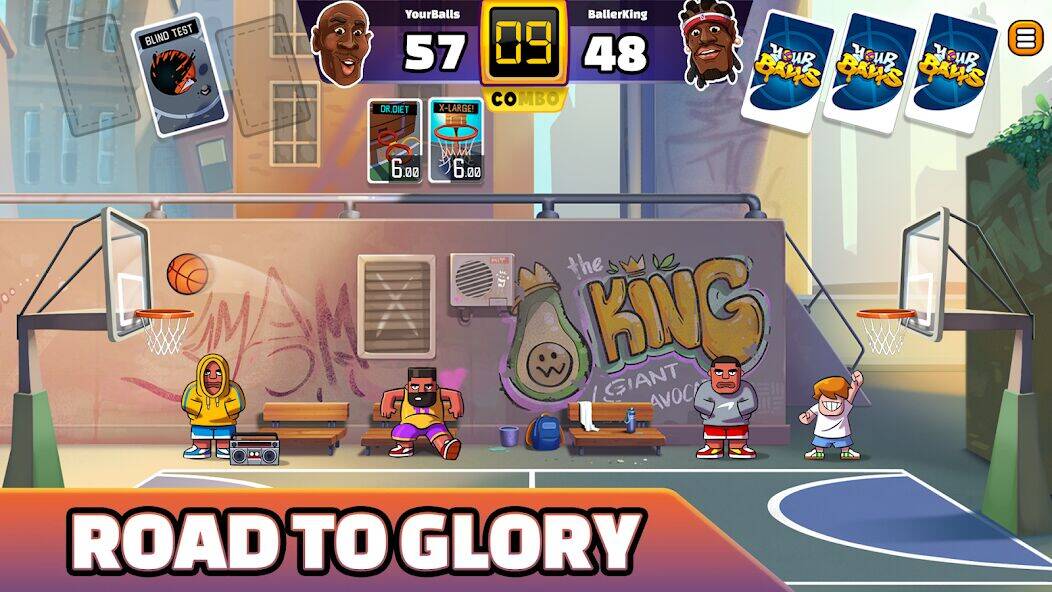 Скачать взломанную Your Balls: Basketball Game [Мод меню] MOD apk на Андроид