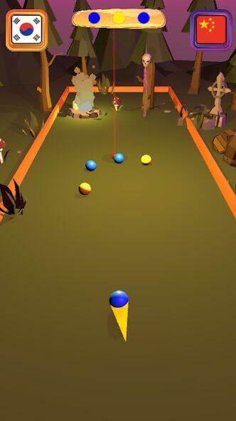 Скачать взломанную Bocce Ball 3D: Nations League [Много денег] MOD apk на Андроид