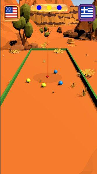 Скачать взломанную Bocce Ball 3D: Nations League [Много денег] MOD apk на Андроид