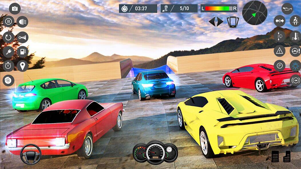 Скачать взломанную Water Slide Car Race games [Мод меню] MOD apk на Андроид
