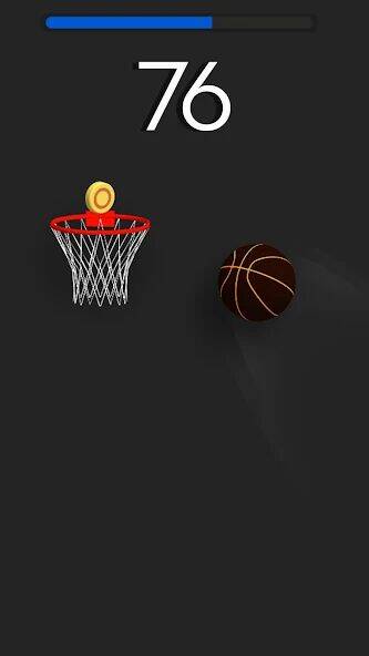 Скачать взломанную Dunk Stroke - 3D-баскетбольная [Много монет] MOD apk на Андроид