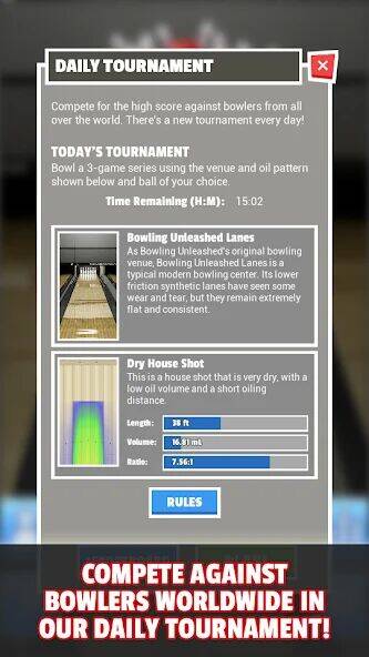 Скачать взломанную Bowling Unleashed [Много денег] MOD apk на Андроид