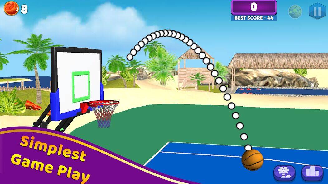 Скачать взломанную Shoot Challenge Basketball [Много денег] MOD apk на Андроид