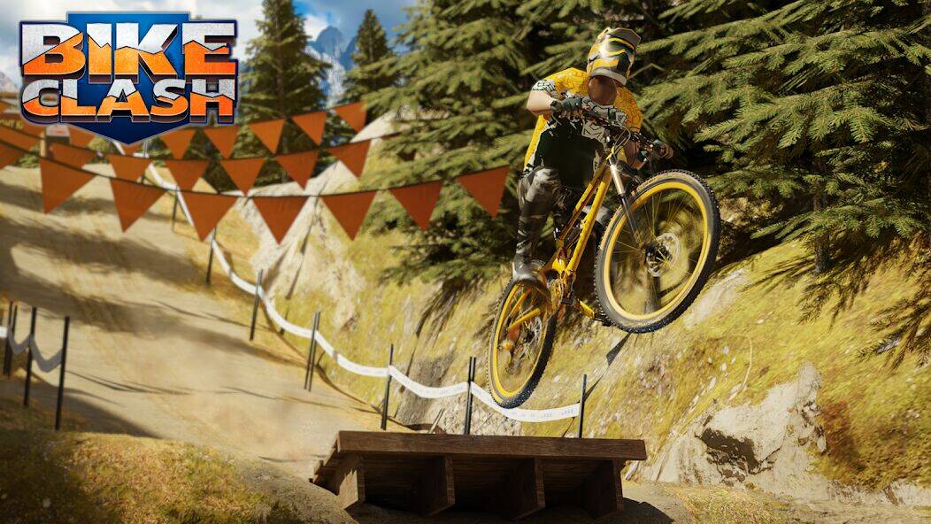 Скачать взломанную Bike Clash: PvP Cycle Game [Бесплатные покупки] MOD apk на Андроид