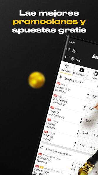 Скачать взломанную bwin Apuestas Deportivas [Много денег] MOD apk на Андроид
