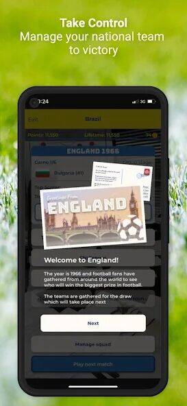 Скачать взломанную International Football Manager [Много монет] MOD apk на Андроид
