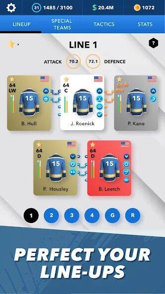 Скачать взломанную World Hockey Manager 2023 [Много монет] MOD apk на Андроид