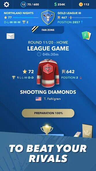 Скачать взломанную World Hockey Manager 2023 [Много монет] MOD apk на Андроид