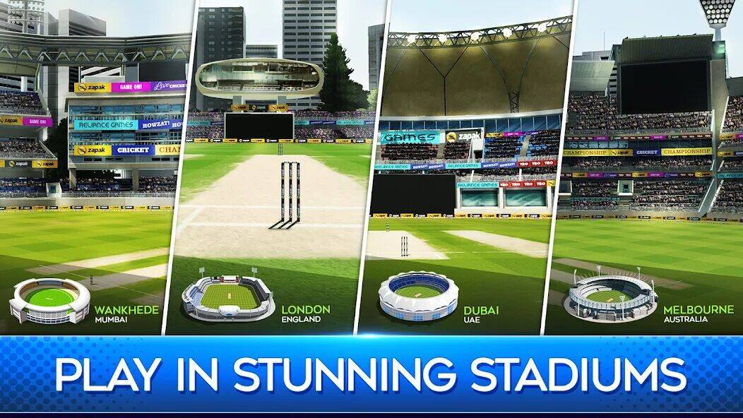 Скачать взломанную World Cricket Premier League [Бесплатные покупки] MOD apk на Андроид
