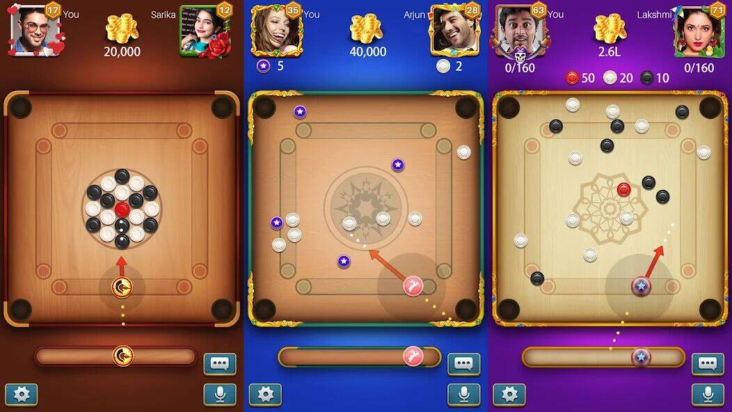Скачать взломанную Carrom Meta-Board Disc Game [Мод меню] MOD apk на Андроид