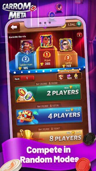 Скачать взломанную Carrom Meta-Board Disc Game [Мод меню] MOD apk на Андроид