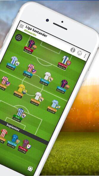 Скачать взломанную futmondo - mánager de fútbol [Мод меню] MOD apk на Андроид