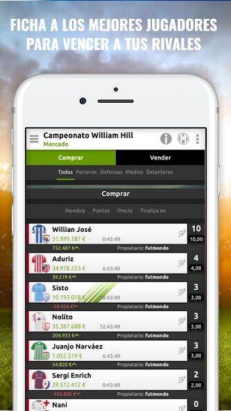 Скачать взломанную futmondo - mánager de fútbol [Мод меню] MOD apk на Андроид
