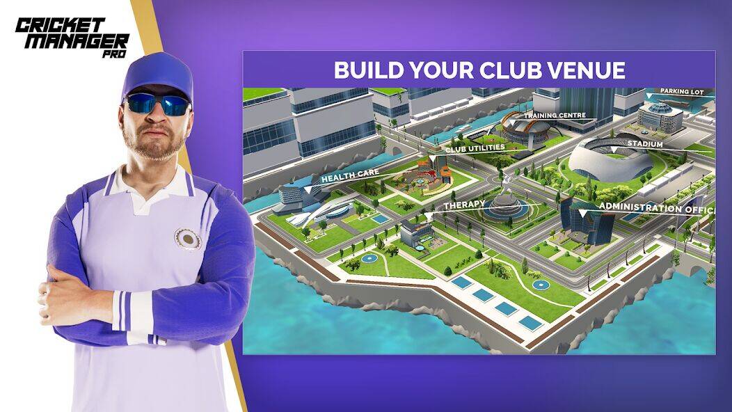 Скачать взломанную Cricket Manager Pro 2023 [Мод меню] MOD apk на Андроид