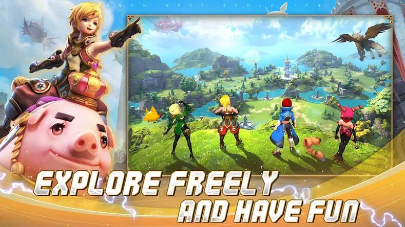 Скачать взломанную DragonNest2: Evolution [Бесплатные покупки] MOD apk на Андроид
