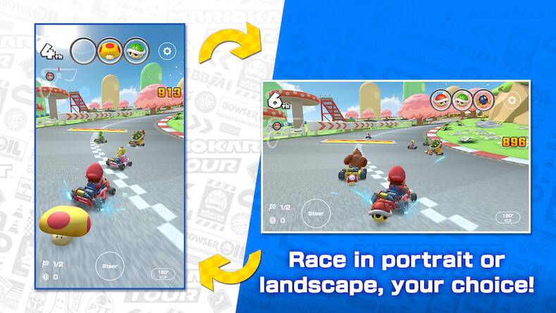 Скачать взломанную Mario Kart Tour [Много денег] MOD apk на Андроид