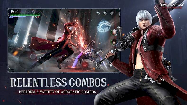 Скачать взломанную Devil May Cry: Peak of Combat [Много монет] MOD apk на Андроид