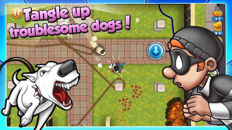 Скачать взломанную Robbery Bob 2: Double Trouble [Много денег] MOD apk на Андроид