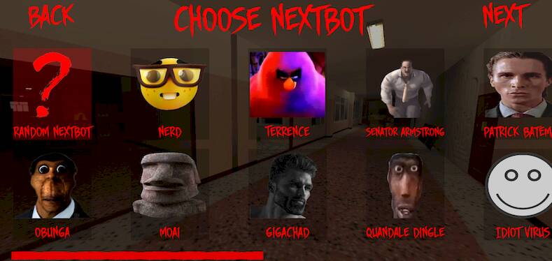 Скачать взломанную Nextbot chasing [Мод меню] MOD apk на Андроид