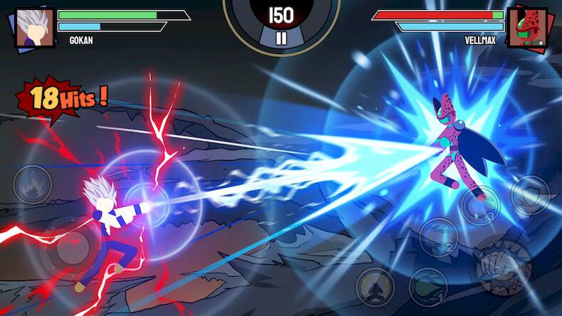 Скачать взломанную Stickman Warriors [Много денег] MOD apk на Андроид